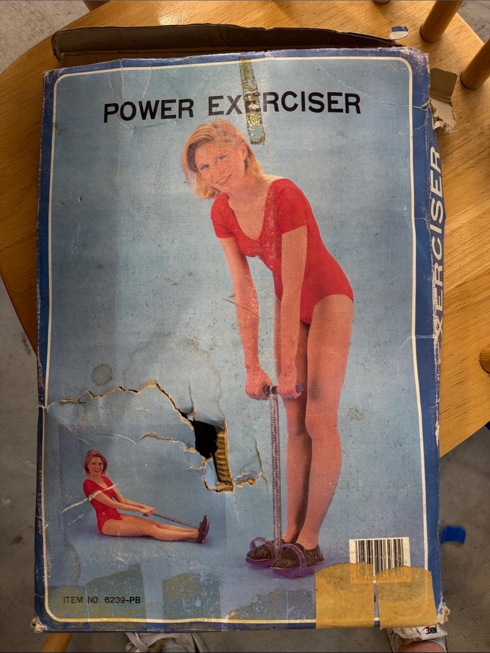 Vintage Spring Action Rower Exerciser Rowing Pull Up Machine